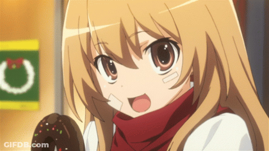 Taiga Aisaka Peace Sign GIF