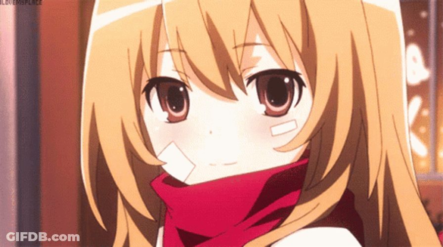 Taiga Aisaka Sweet Smile GIF