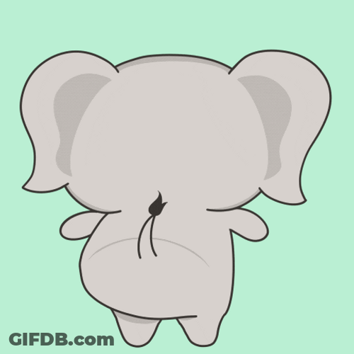 Tail Wagging Funny Twerk Animation GIF