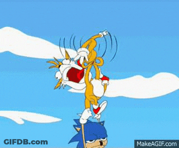 Tails As Helicopter GIF