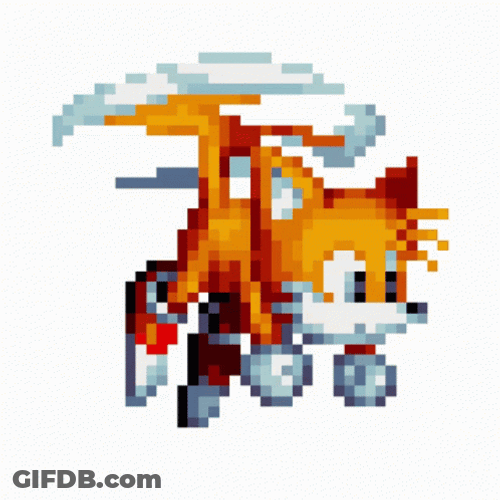 Tails Flying Tail GIF