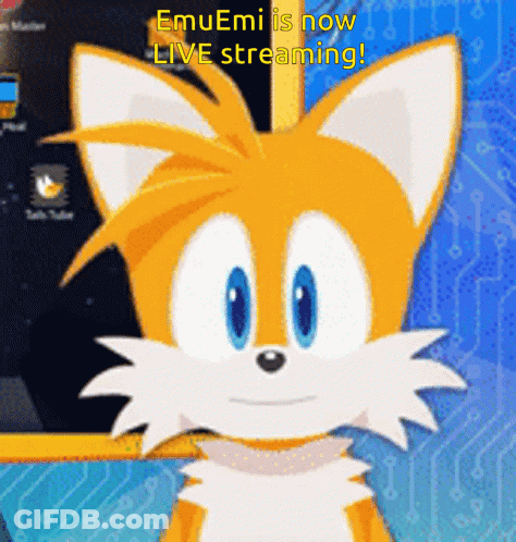 Tails From Sonic Live Streaming GIF