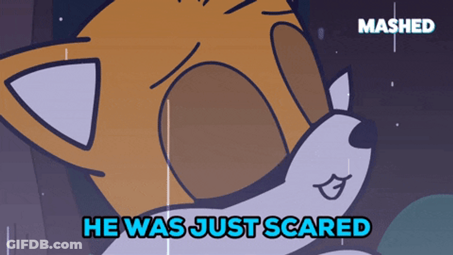Tails Just Scared GIF