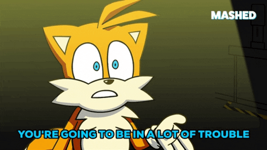 Tails Lot Of Trouble GIF