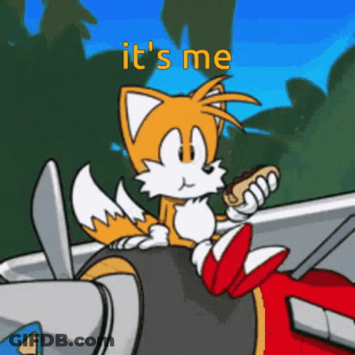 Tails Shocked Its Me GIF