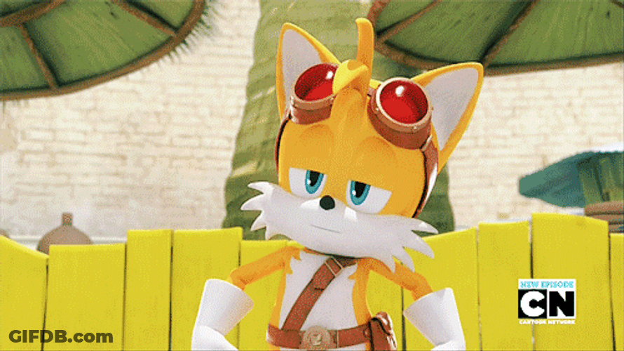 Tails Super Strong GIF