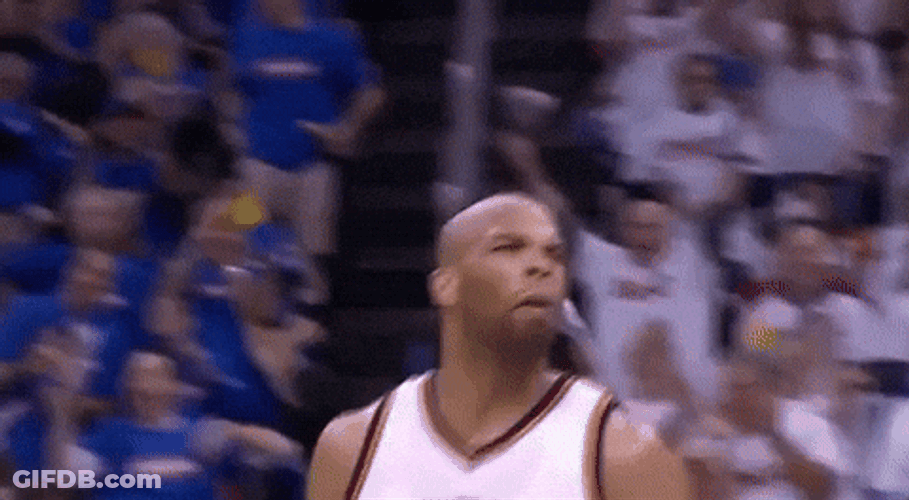 Taj Gibson Fired Up Powerful Drive GIF