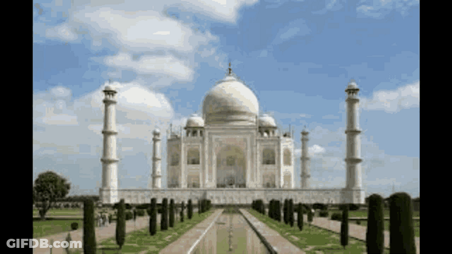 Taj Mahal Architecture GIF