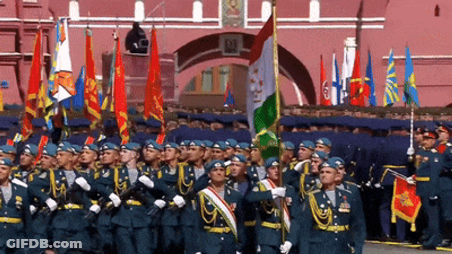 Tajikistan March Victory Day GIF
