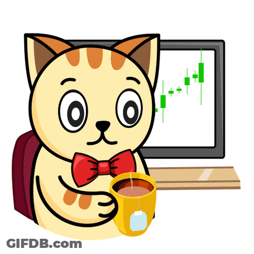Take A Break Cat With Cup Of Coffee GIF