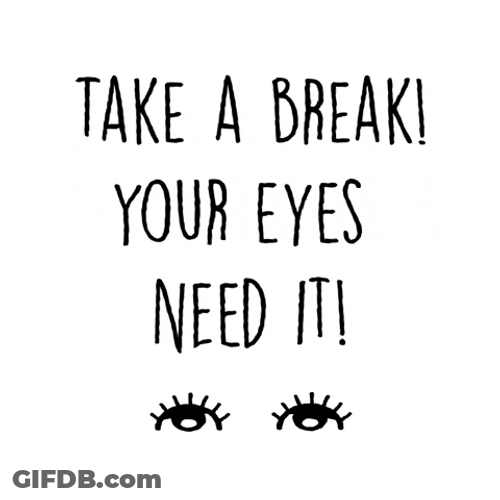 Take A Break Sleepy Eyes GIF