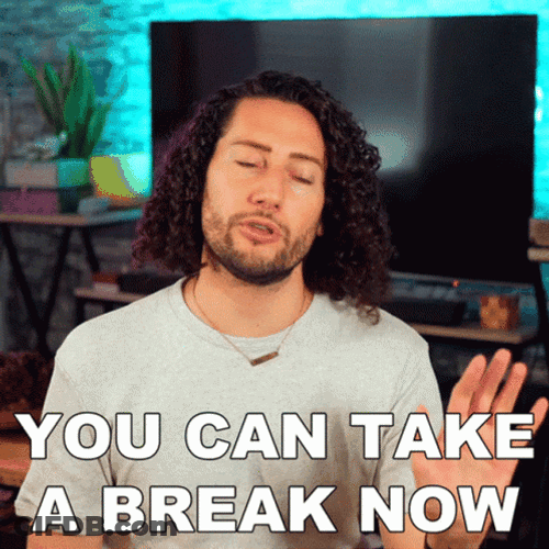 Take A Break Time Nicola Foti GIF