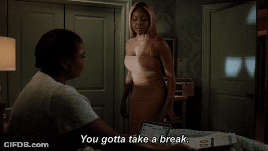 Take A Break Woman Closing Laptop GIF