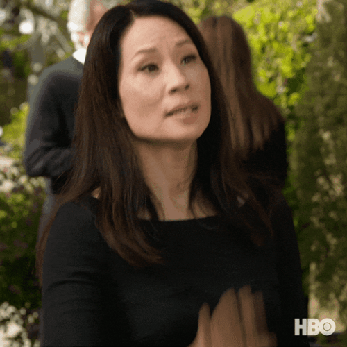 Take Care Lucy Liu Curb Your Enthusiasm GIF
