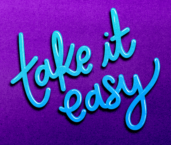 Take It Easy Mental Health Awareness GIF