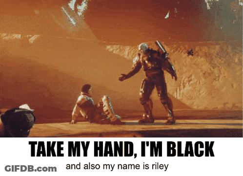 Take My Hand Poster Riley GIF
