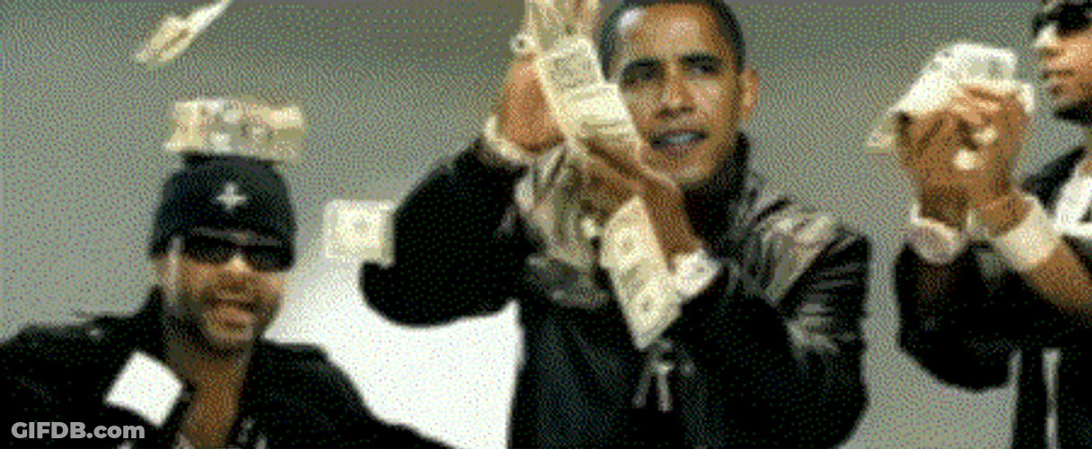 Take My Money Swag Obama GIF