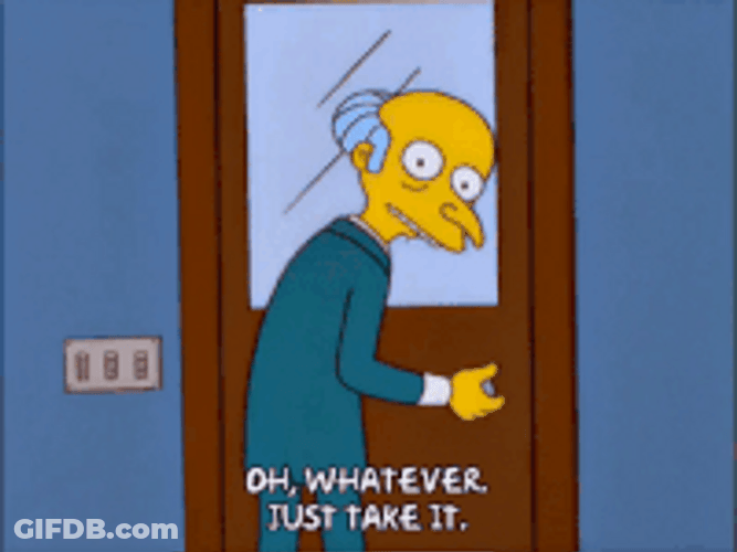 Take My Money The Simpsons GIF