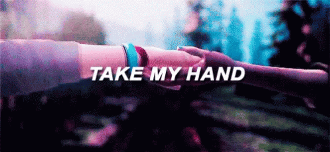 Take My Strong Hand And Let's Walk Together GIF