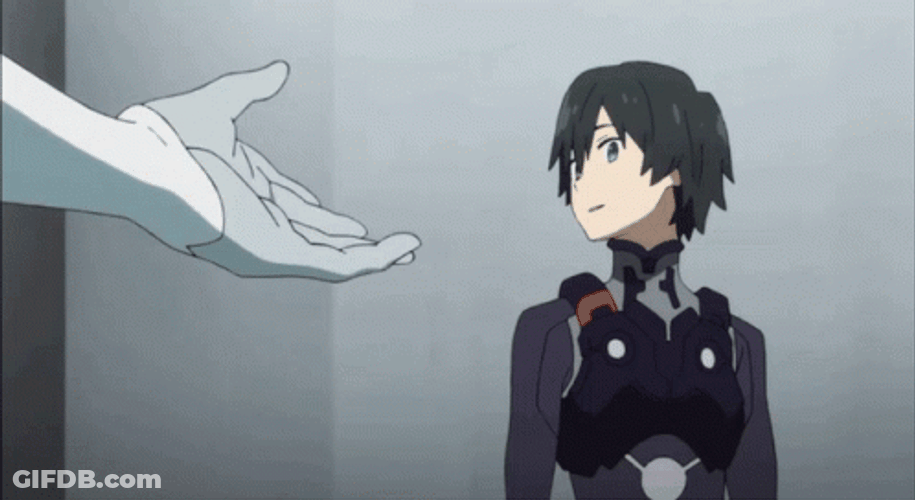 Take My Strong Hand Darling The Franxx GIF