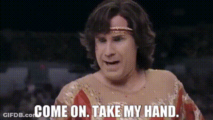 Take My Strong Hand On The Dance Floor GIF