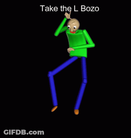 Take The L Baldi Dance GIF