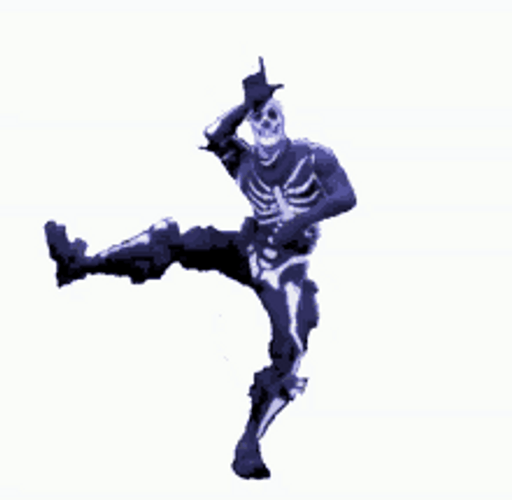 Take The L Loser Fortnite Dance Skeleton GIF