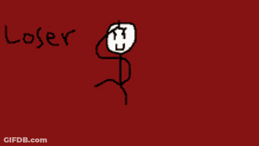 Take The L Loser Fortnite Dance Stick Man GIF