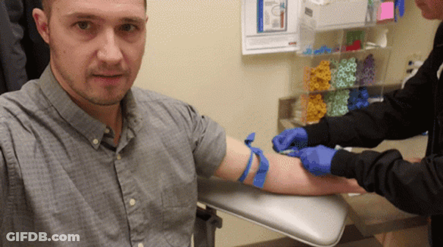 Taking A Blood Test GIF