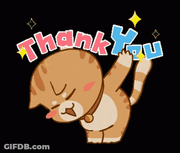 Taking A Bow Grateful Cat GIF