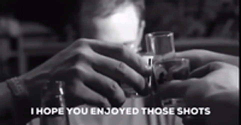 Taking Shots Monochromatic Eyeglasses Off GIF