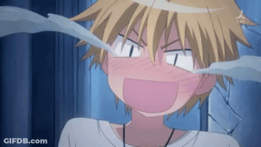 Takumi Usui Anime Laughing And Crying GIF