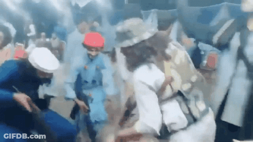 Taliban Happy Celebratory Dance GIF