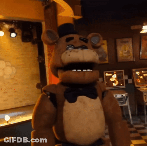 Talkative Golden Freddy GIF