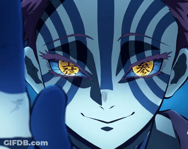 Talking Akaza GIF