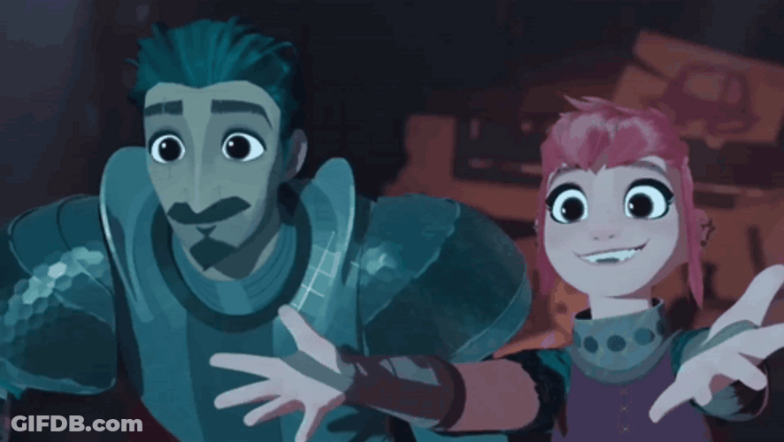 Talking Ballister Nimona Movie GIF