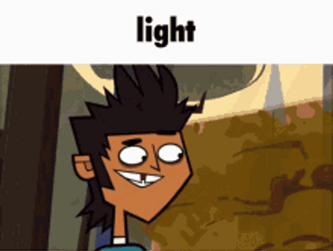 Talking Bangs Light Total Drama Cartoon GIF