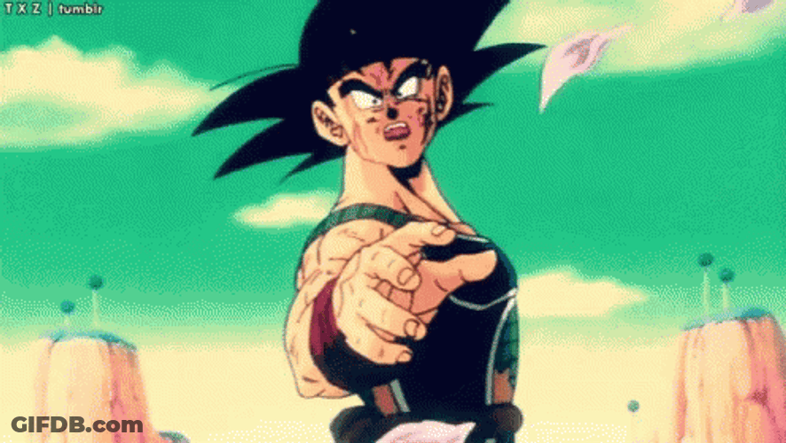 Talking Bardock GIF