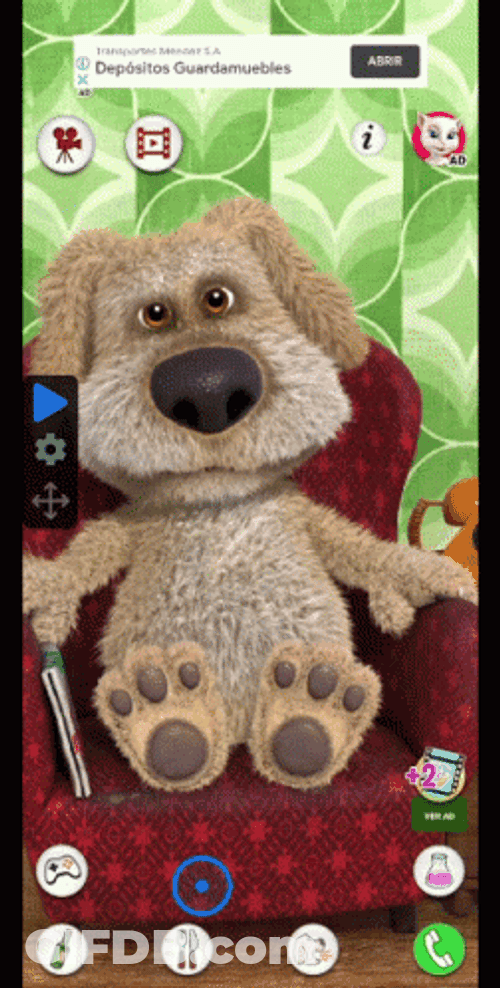 Talking Ben Adorable Home Screen GIF