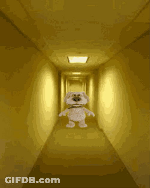 Talking Ben Appearing And Glitching GIF