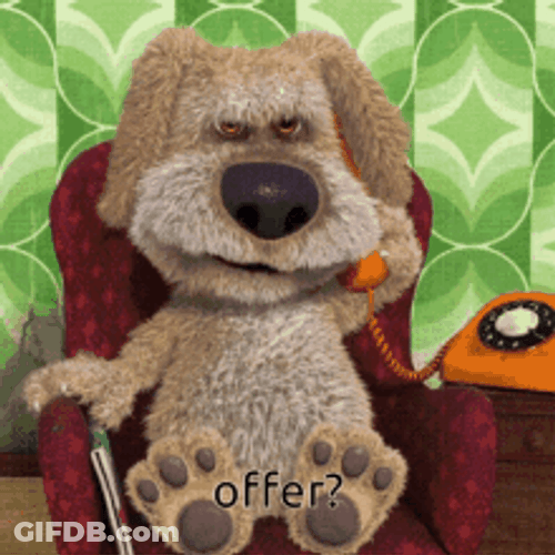 Talking Ben Asking About Offer GIF