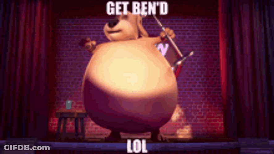 Talking Ben Ballooned Out GIF