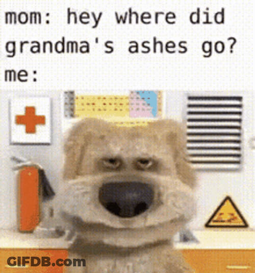 Talking Ben Breathing Ashes Meme GIF