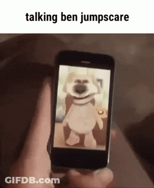 Talking Ben Coming Out Of Screen GIF