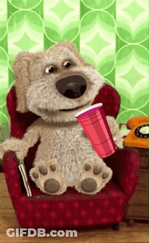 Talking Ben Drinking Soda GIF