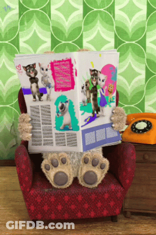 Talking Ben Folding Newspaper GIF
