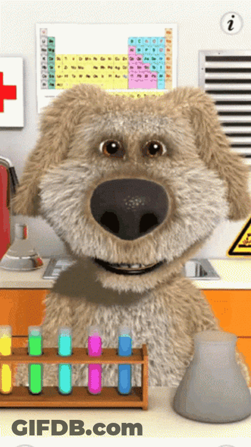 Talking Ben Mixing Solutions GIF