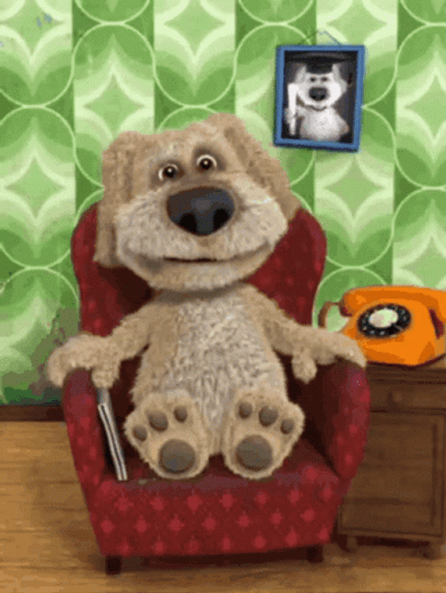 Talking Ben Startled Response GIF