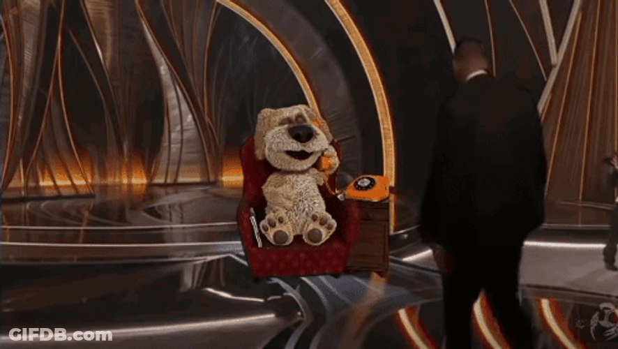 Talking Ben Will Smith Slap Oscars Meme GIF
