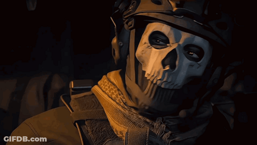 Talking Call Of Duty Ghost GIF